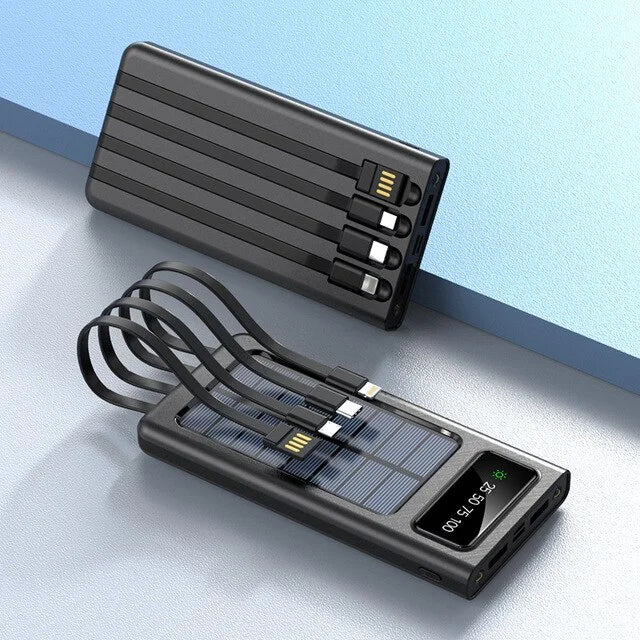 Power Bank Solaire 30.000mAh - Le Chargeur Tout-Terrain qui Ne Vous Lâche Jamais