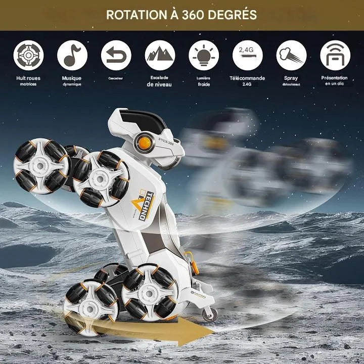 🚗 Voiture de Cascade Télécommandée 8WD — Robot Chien Intelligent RC