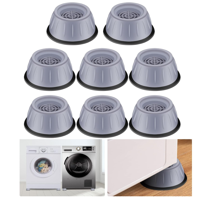 Patins universels antidérapants et amortisseurs en plastique pour machine à laver et réfrigérateur, pour tambour à ondes, entièrement automatiques