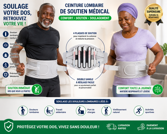 “Fini le mal de dos : le soutien lombaire qui change votre quotidien”