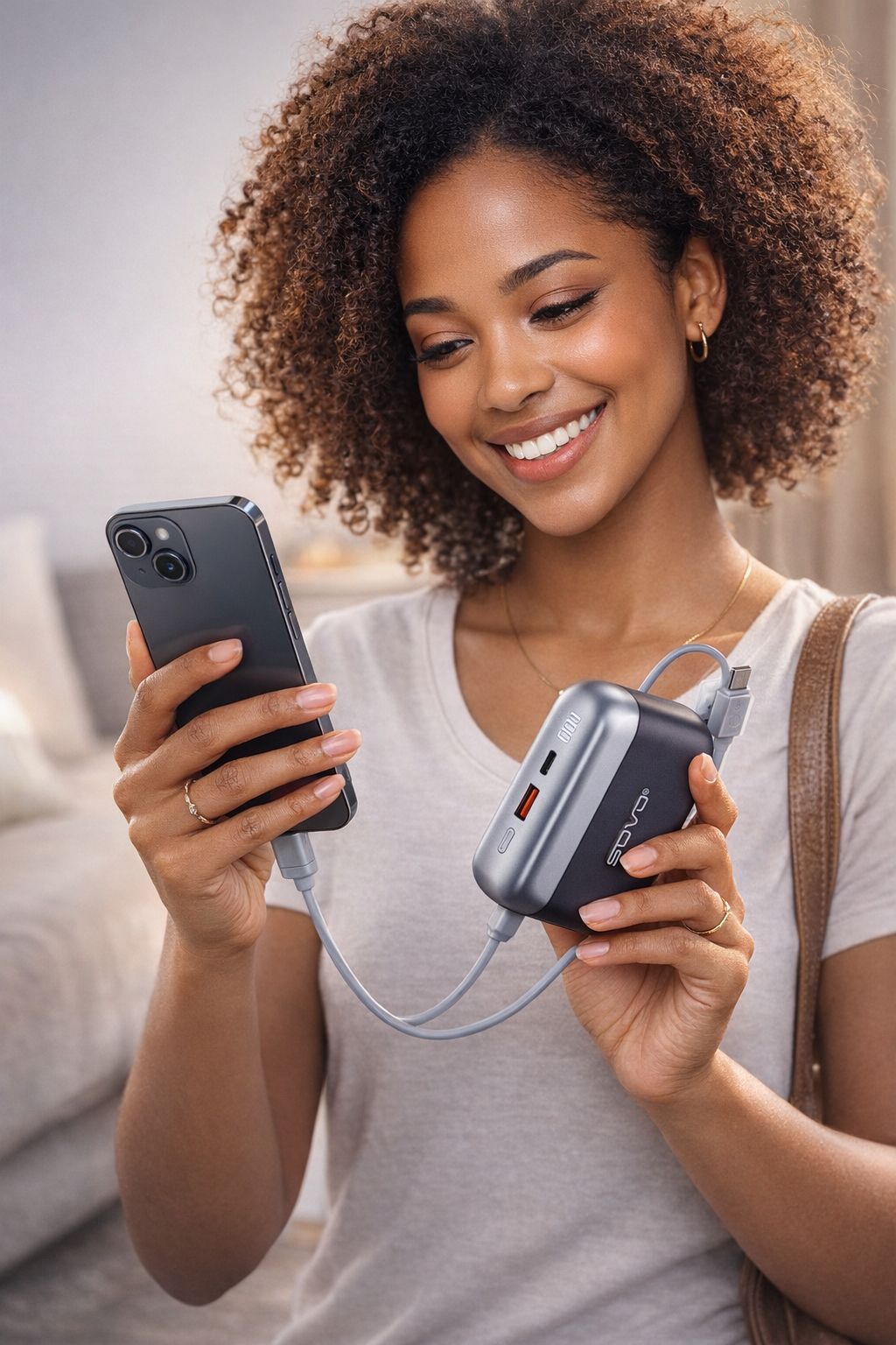 Mini Power Bank 10 000 mAh – Charge rapide et durable ( 22,5W ) pour tous téléphones