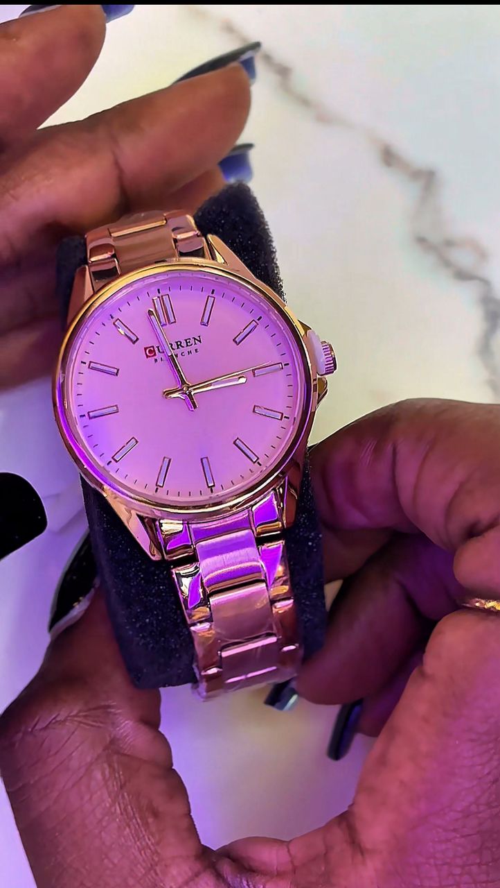 Montre Élégance Or & Argent™ (CURREN)